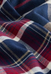 Next LONG SLEEVE CHECK 2 PACK  - REGULAR FIT SET - Pyjama - navy blue burgundy red
