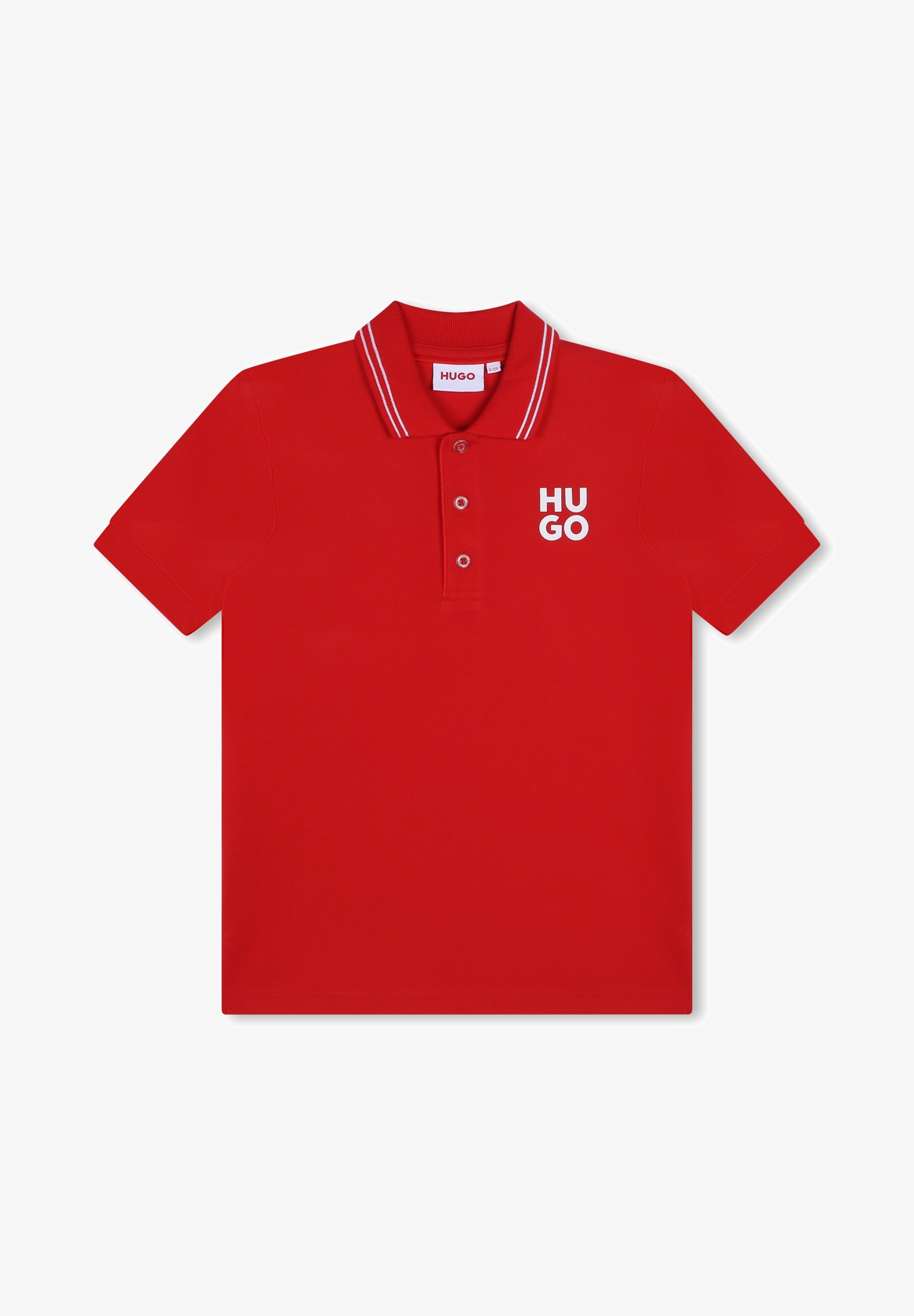 HUGO Kids SHORT SLEEVE Polo shirt bright red/red