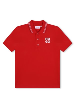 HUGO Kids SHORT SLEEVE - Polo - bright red