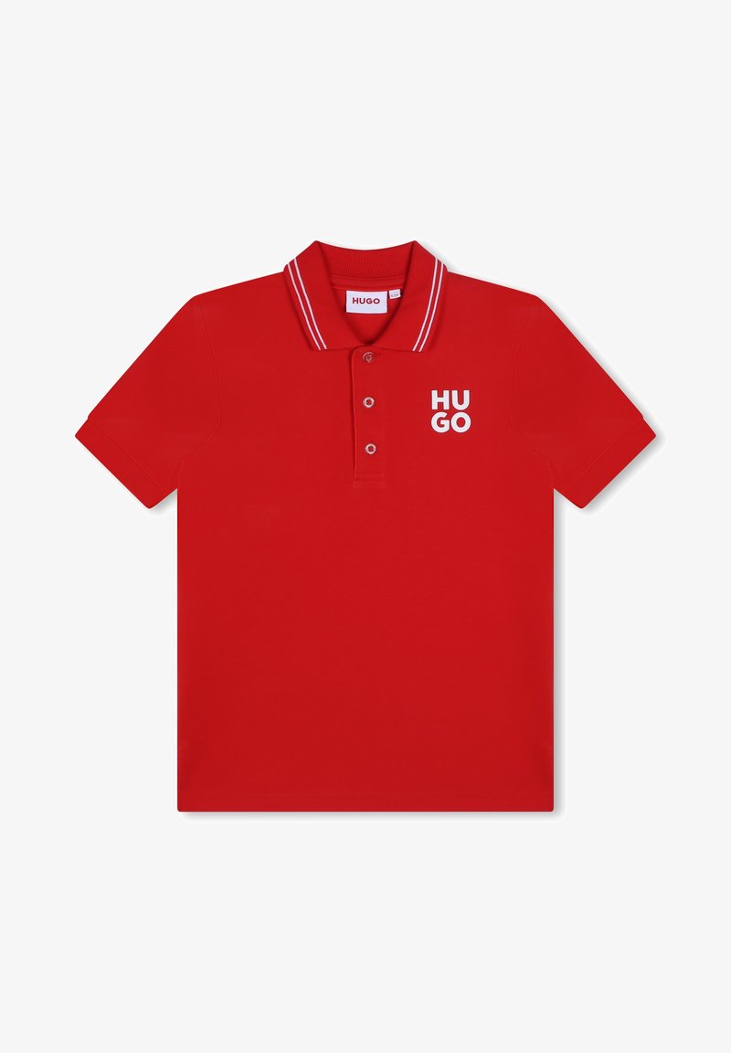 HUGO Kids SHORT SLEEVE - Polo - bright red