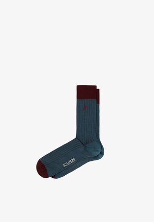 Scalpers, SCALPERS SCSKULL CONTRAST M SOCKS - Calcetines - duck