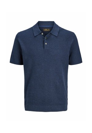 Jack & Jones, JPRBLURILEY KNIT POLO SS SN - Poloshirt - insignia blue