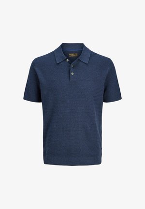 Jack & Jones, JPRBLURILEY KNIT POLO SS SN - Poloshirt - insignia blue