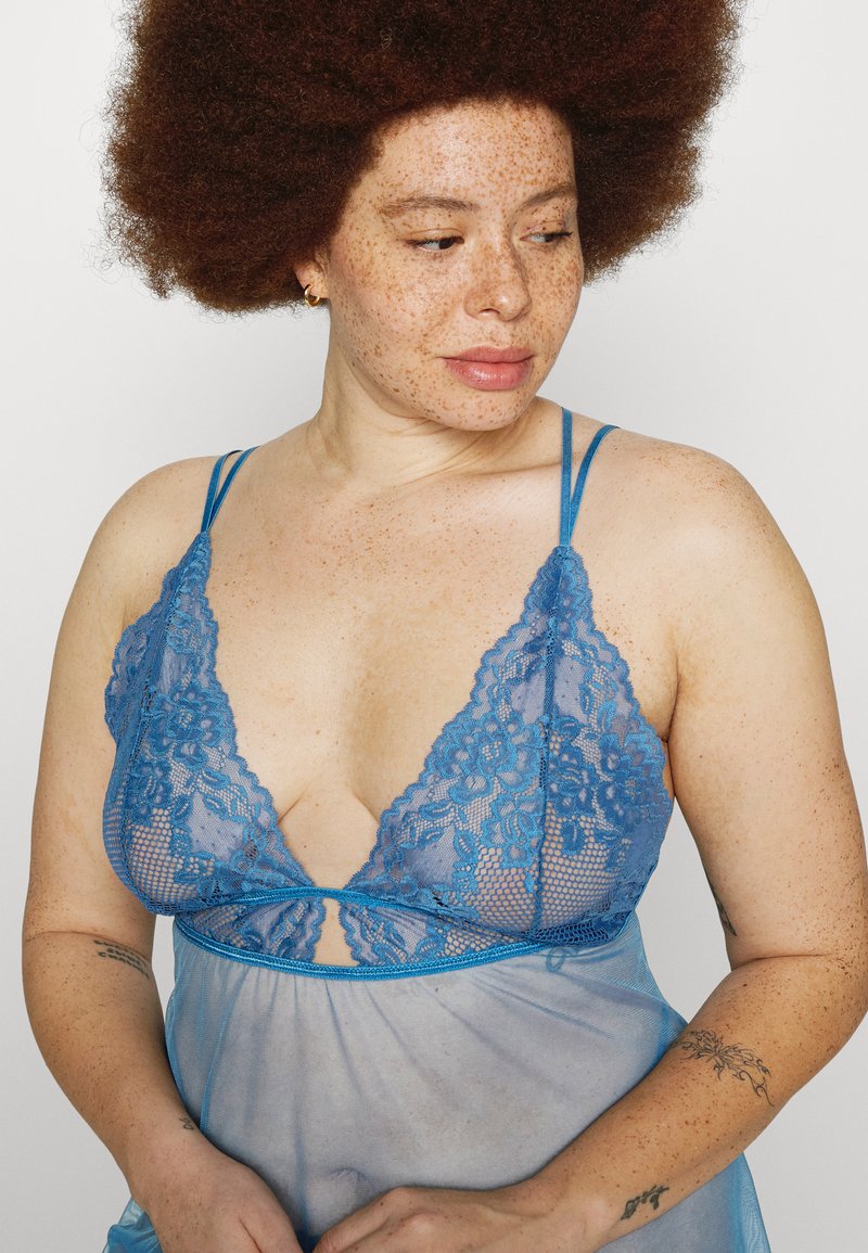 Damen Nachthemden | Hunkemöller Nachtwäsche Set vallarta blue/blau - ZK97715 Damen Nachthemden | Hunkemöller Nachtwäsche Set vallarta blue/blau - ZK97715