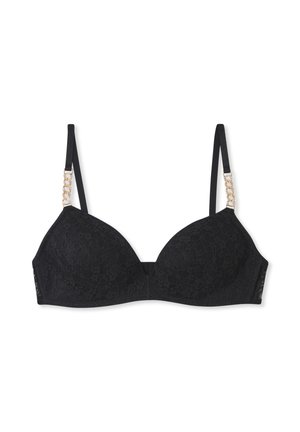 Terranova PREFORMATO CON DETTAGLIO CATENA - Reggiseno a triangolo - nero