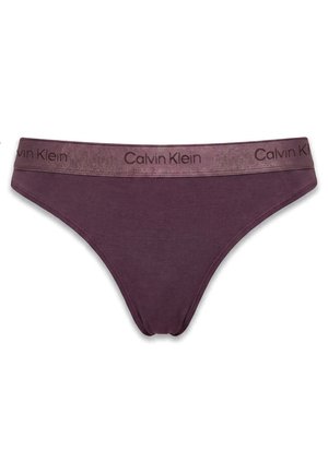 Calvin Klein Underwear, THONG ICON COTTON MODAL - String - vintage violet