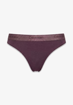Calvin Klein Underwear, THONG ICON COTTON MODAL - Tanga - vintage violet