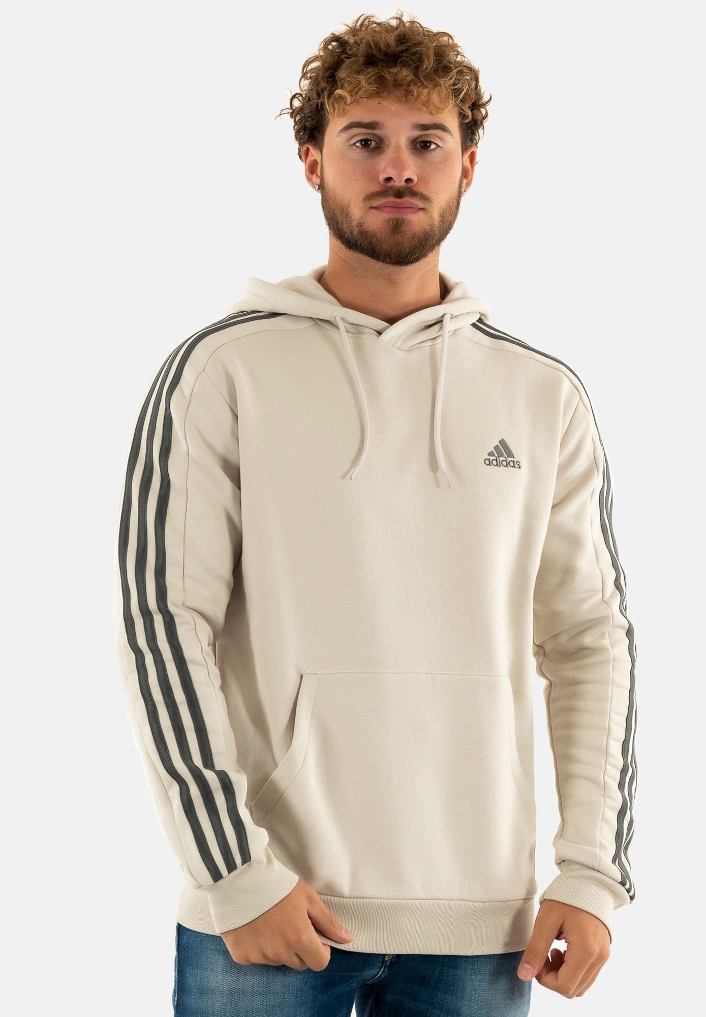 adidas Sportswear Hoodie beige Zalando