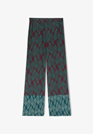 Motivi, PANTALONI PALAZZO FANTASIA - Pantaloni - verde