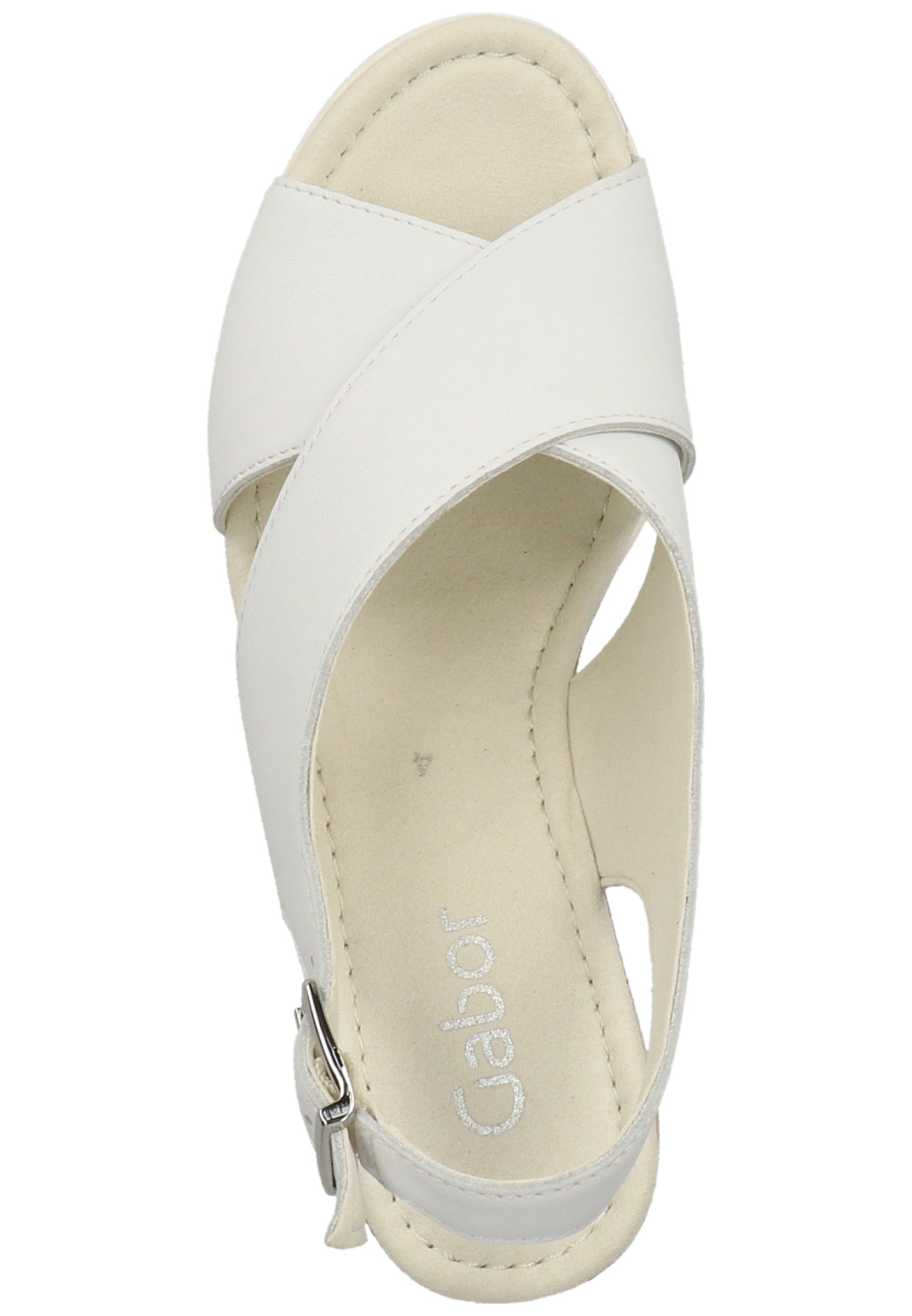 Gabor Gabor sandaal op kurk hak in zwart suede online kopen.