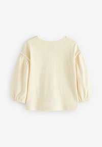 Next LONG SLEEVE TEXTURED - Bluză - cream