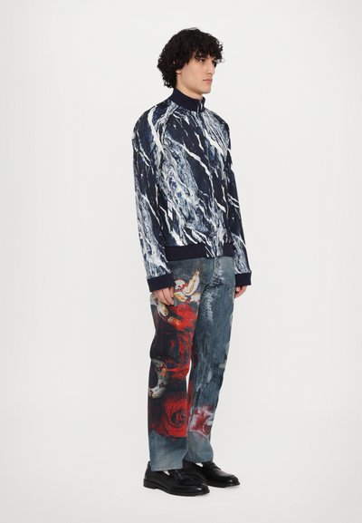 Roberto Cavalli MARBLE TECH TRACK - Poletna jakna - blue