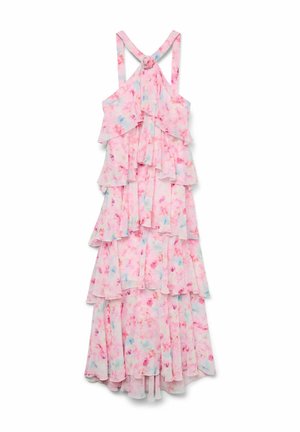 Vero Moda FELICIA RUFFLE - Proginė apranga - pink tulle
