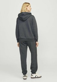 JJXX JXABBIE EVERY HOOD NOOS - Felpa con zip - dark grey melange