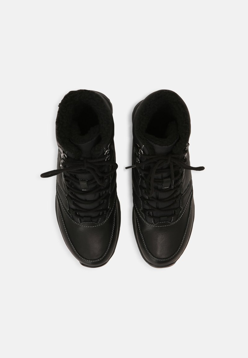 Damen Sneaker | Gabor Comfort Schnürstiefelette schwarz/schwarz - HF32906 Damen Sneaker | Gabor Comfort Schnürstiefelette schwarz/schwarz - HF32906