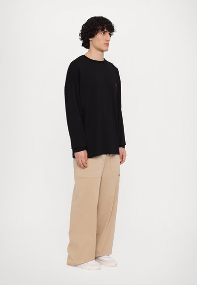 Les Benjamins LONG SLEEVE - Μπλούζα με μακριά μανίκια - black