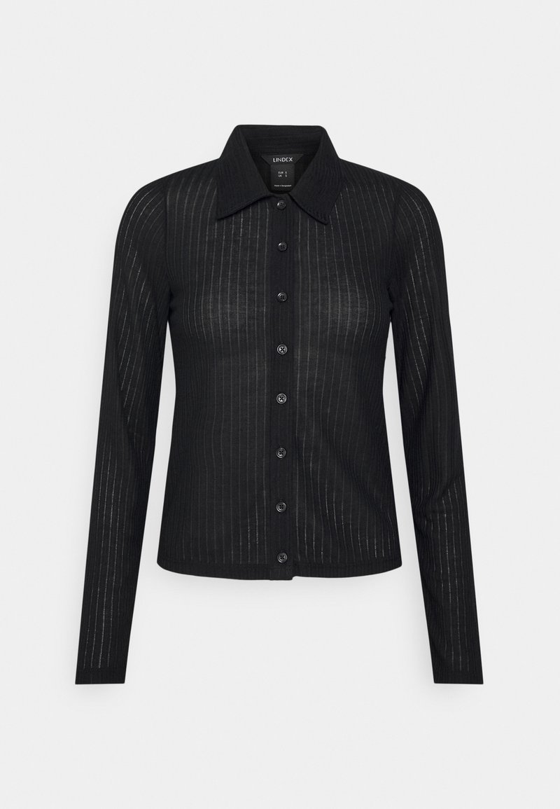 Lindex ARIELLA  - Blusa com botões - black
