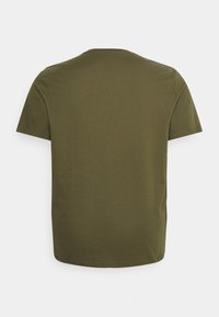 Pier One 3 PACK - T-shirt básica - olive/dark blue/grey