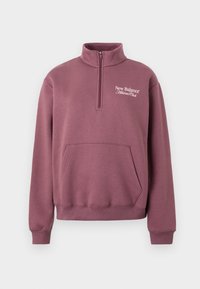 LINEAR GRAPHIC HALF ZIP - Športni pulover - faded plum