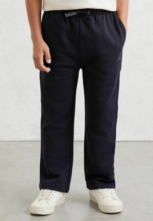 MELLOR MONOGRAM EMBROIDERED JOGGERS - Pantaloni de trening - navy blue