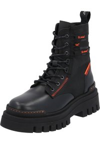 Palado Stivaletti con plateau - black