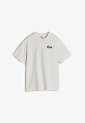 Vans EARTHBOUND LOOSE FIT - Triko s potiskem - white