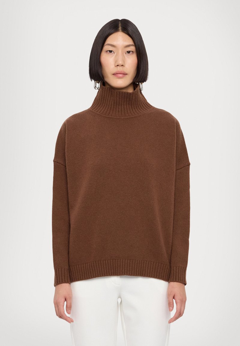 WEEKEND MaxMara BORGIA - Strikkegenser - cuoio