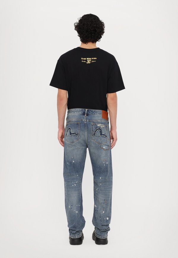 POCKET DISTRESSED  - Straight leg jeans - indigo4