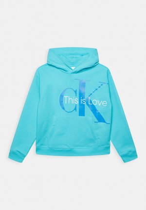 Calvin Klein Jeans Jersey con capucha - light blue