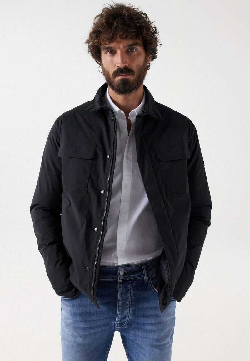 Salsa Jeans Kurtka przejściowa/czarny Zalando.pl