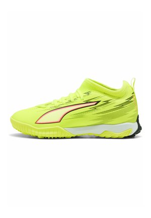 ULTRA 6 MATCH TT - MID FUSSBALL - Scarpe da calcio per terreni sintetici - yellow alert- black-glowing red-lime squeeze