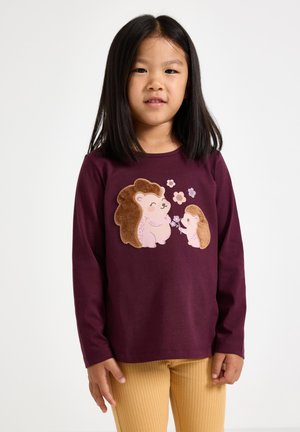 Lindex, LINDEX LONG-SLEEVED TOP WITH APPLIQUE LINDEX - Langærmet T-shirt - dark lilac