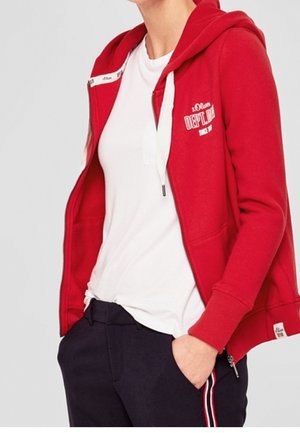 Sudadera con cremallera - red