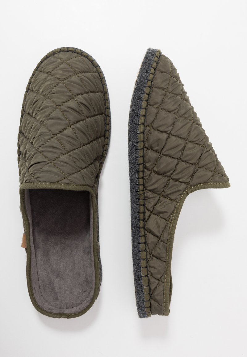 Herren Sneaker | Espadrij l´originale PANTOUFLE QUILT MEN Hausschuh olive/oliv - PB42777 Herren Sneaker | Espadrij l´originale PANTOUFLE QUILT MEN Hausschuh olive/oliv - PB42777