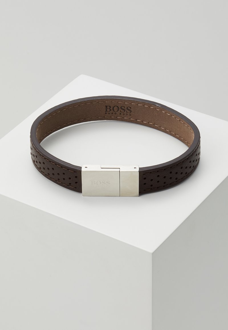 BOSS ESSENTIALS Bracelet brwon/silvercoloured/silvercoloured
