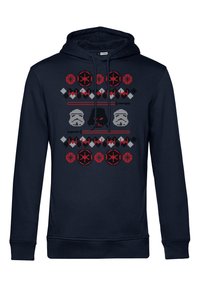Star Wars STAR WARS CLASSIC EMPIRE HOLIDAY - Jersey con capucha - navy blue