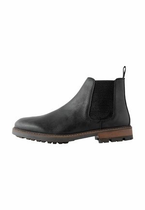 REGULAR FIT - Stiefelette - black