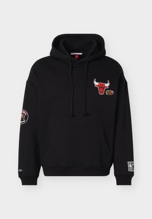 Mitchell & Ness, SIX TIMES HOODIE CHICAGO BULLS - Φούτερ με κουκούλα - black