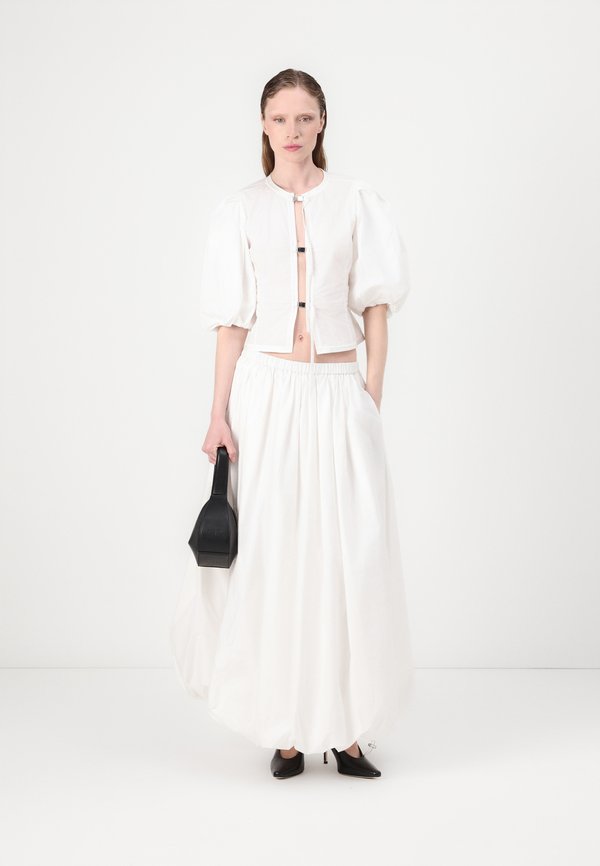 JOHNNY GONNA - Maxi skirt - bianco3