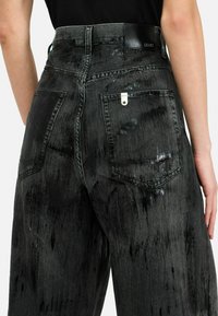 LIU JO MIT BESCHICHTUNG - Wide leg - black