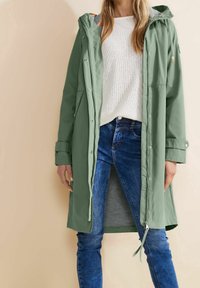 Street One Parkas - mottled dark green