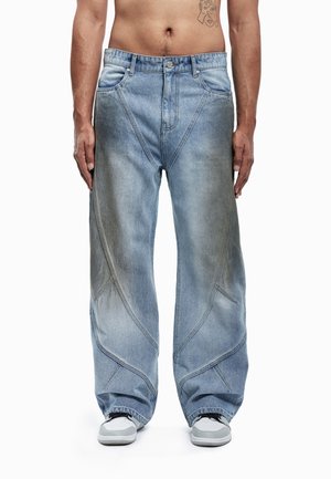 FAVELA CUTLINE UNISEX - Vaqueros rectos - blue dirt wash