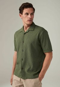 Next TEXTURED SHORT SLEEVE - Majica - green