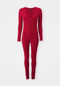 ONESIE SLIM HENLEY - Pyjamas - red