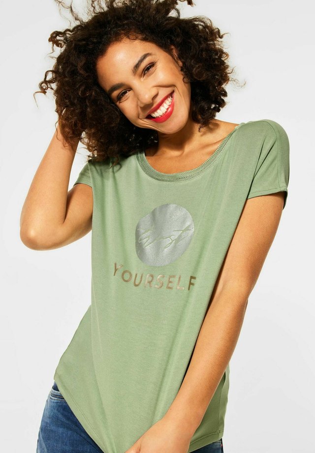 T-Shirt print - grün