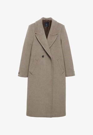 Mango Klassisk frakke - brown