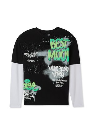 GRAFFITI - Maglietta a manica lunga - nero