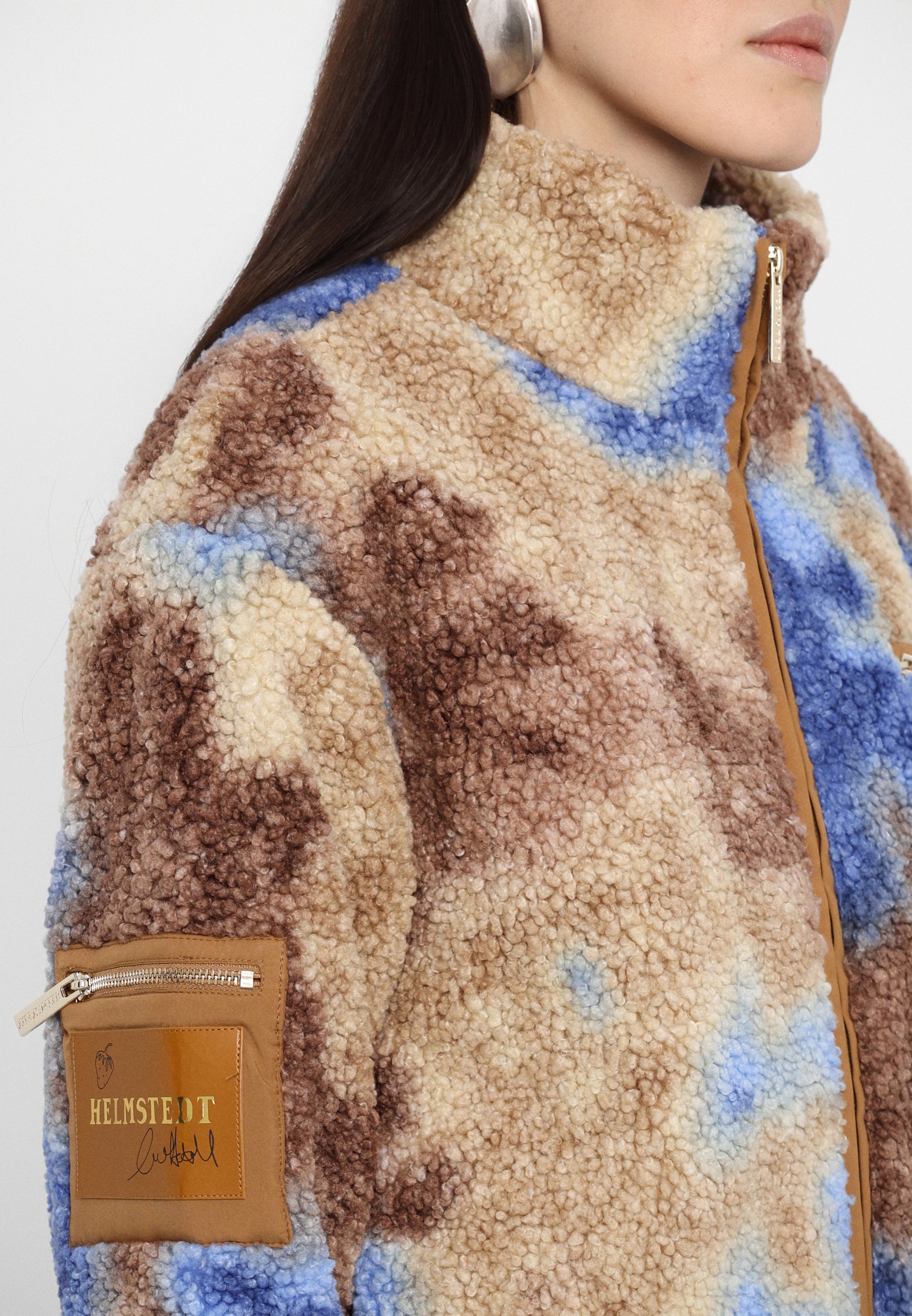 ジャケット・アウター HELMSTEDT / SAFIYA JACKET Helmstedt SAFIYA JACKET - Fleece jacket - blue moss/multi