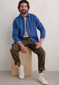 Seasalt Cornwall SAILOR - Langarmshirt - orange duet breton chalk sunstone