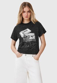 AllSaints REEL ELLE TEE - Printtipaita - black